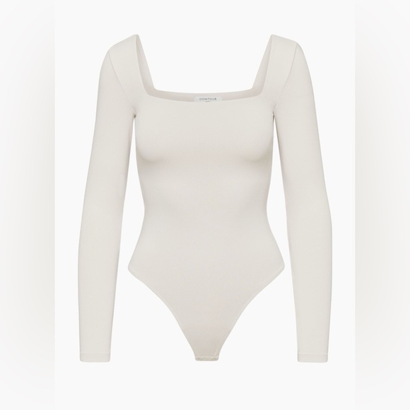 Aritzia Contour Square-neck Longsleeve Bodysuit - Picture 7 of 9
